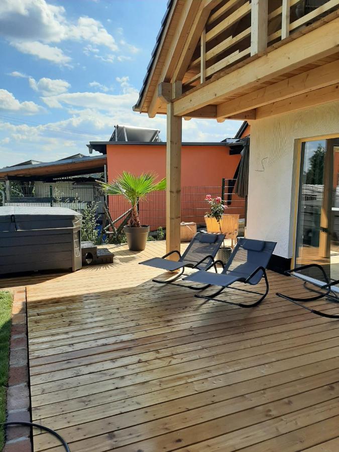 Landliebe, Ferienhaus, 3 Schlafzimmer Mit Sauna Und Outdoor Whirlpool Geierswalde Εξωτερικό φωτογραφία